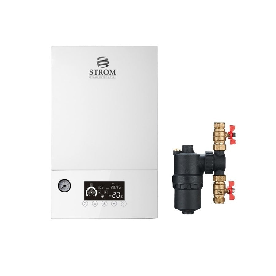 Strom Single Phase 7kW Electric Combi Boiler with Filter